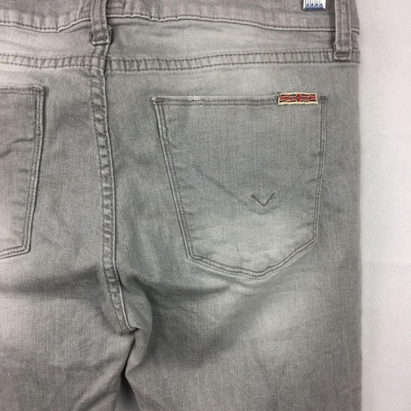 Hudson Krista Ankle Super Skinny Jeans Gray Sz 28 - Picture 9 of 13